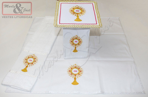 Conjunto De Alfaias Para Altar Bord Ostensório Ref. C4008 1
