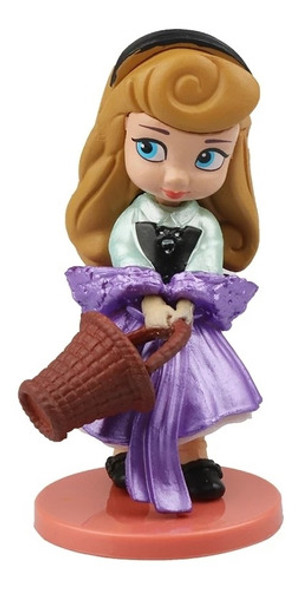 Princesas Mini Figuras Colección Decoración Base Aurora 0