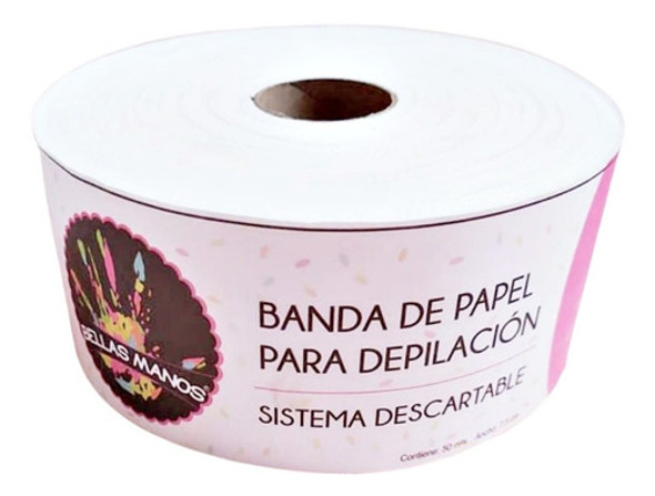 Rollo De Bandas Depilacion P/retirar Cera Descartable X 50 M 0 Rollo De Bandas Depilacion P/retirar Cera Descartable X 50 M 0