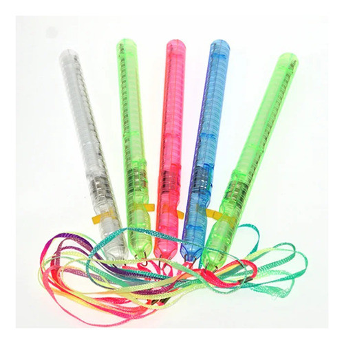 24 Varitas Led Luminosas 7 Secuencias Cotillon Luminoso 0