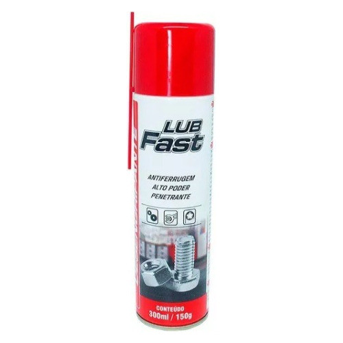 Kit 4 Desengripante / Lubrificante Spray 300ml Lub Fast 0