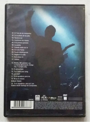 Alejandro Sanz El Tren Los Momentos En Vivo En Bs As Dvd 1