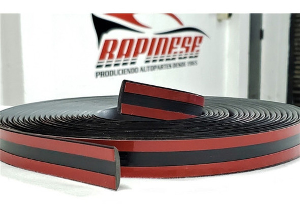 Protector Para Paragolpes 30 Mm De Ancho X 5 Metros Negro 1