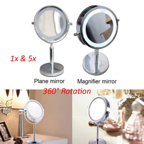 Multifunción Led Doble Iluminado Tocador Maquillaje Espejo N 1