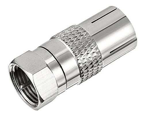 Uxcell Silver Tone Bsp F Macho A Pal Hembra Jack Adaptador C 0