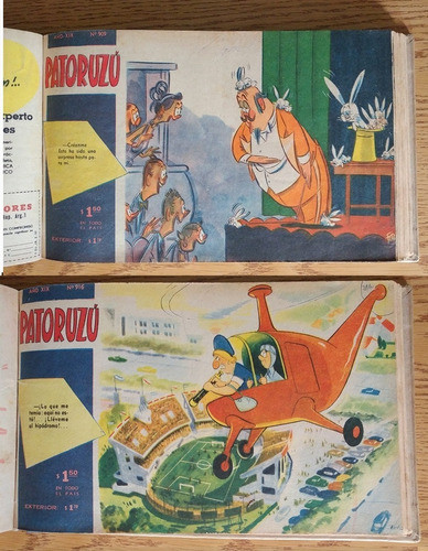 16 Revistas Patoruzú Años 1940-60 Encuadernadas Tapa Dura 0