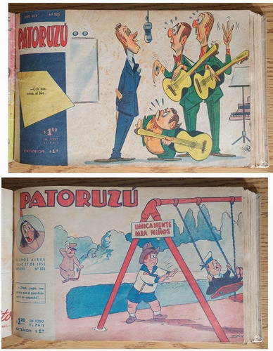 16 Revistas Patoruzú Años 1940-60 Encuadernadas Tapa Dura 1