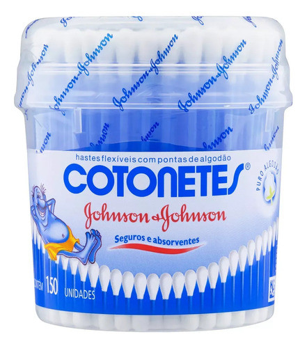 Kit C/ 5 Cotonetes Johnson & Johnson Hastes Flexíveis 150 Un 0