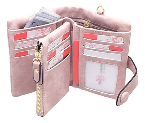Rfid Carteras Para Mujer Mujer Cuero Muñequera Mujer Bicicle 0