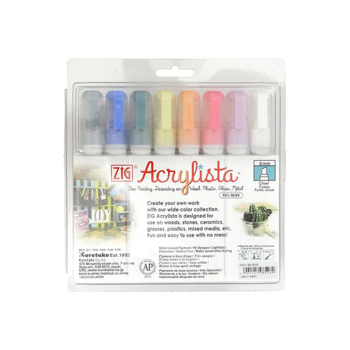 Marcadores Acrylista Kuretake 6 Mm Girly X 8 Unidades 1
