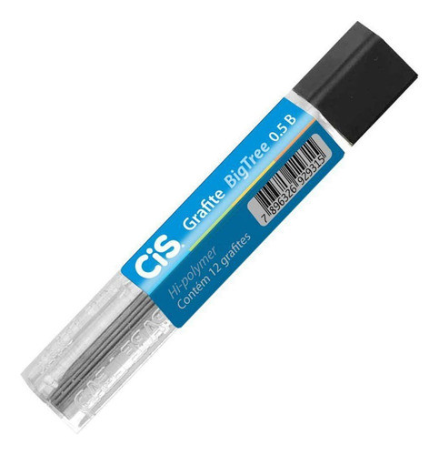 Kit Grafite 0.5mm B Cis Bigtree - 3 Estojos Com 12 Grafites 1