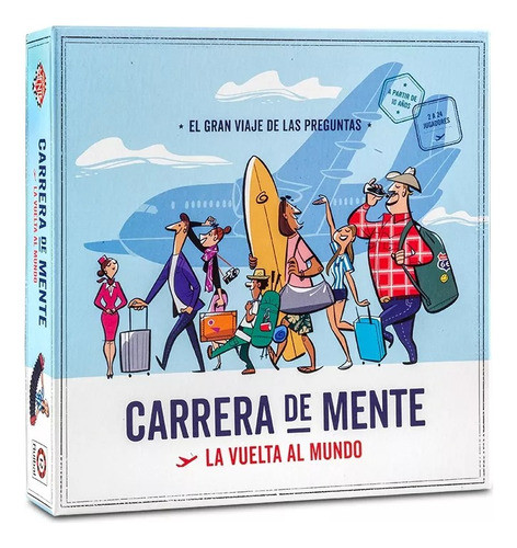 Carrera De Mente La Vuelta Al Mundo Juego De Mesa 4122 Ed 0