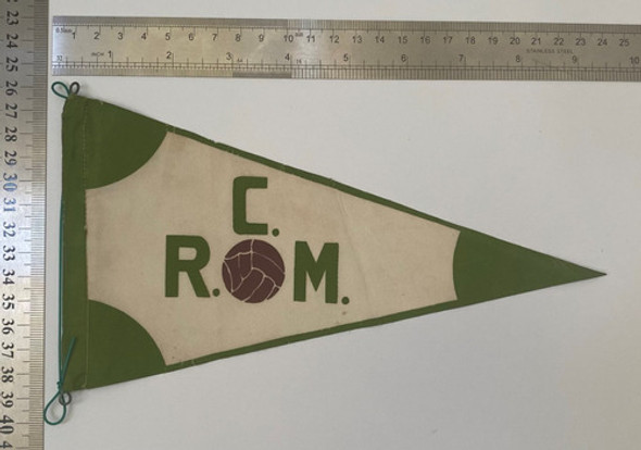 Banderín Racing Club Fútbol Uruguay, 23 Cm Largo, B10 0