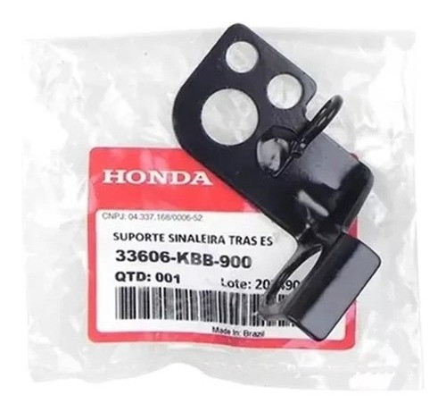 Suporte Pisca Traseiro Esquerdo Xr200 Nx200 Xlr125 Honda 0