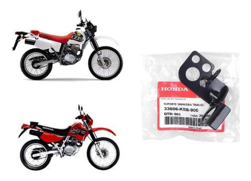 Suporte Pisca Traseiro Esquerdo Xr200 Nx200 Xlr125 Honda 1