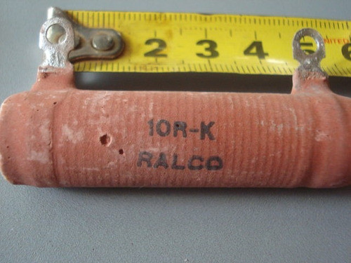 Resistencia Alambre 10 Ohm X 25 Watts Ralco 0