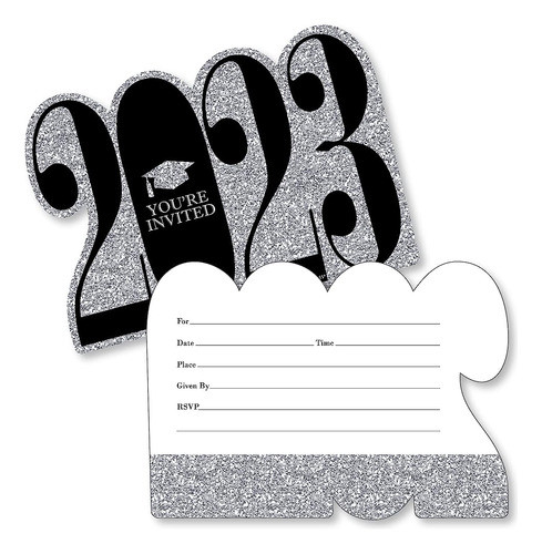 Big Dot Of Happiness Silver - Tassel Worth The Hassle - 2023 0