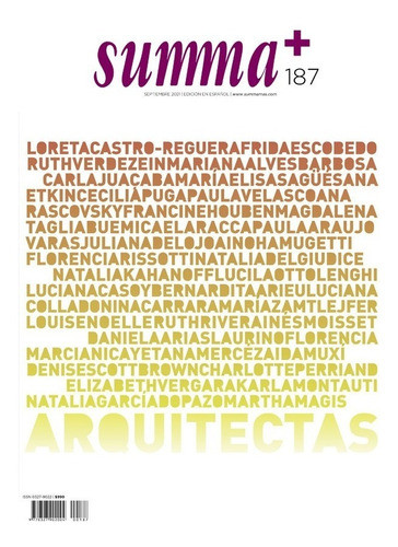 Summa+ #187- Arquitectas 0
