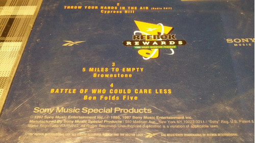 Reebok Rewards - 1998 - Compilado Music Program Incentive 1