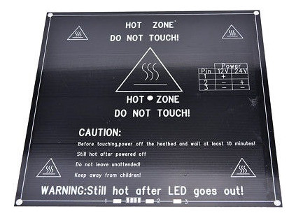 Reprap Impresora 3d Heatbed Mk2b 12v/24v Pcb Placa Calor Bed 1