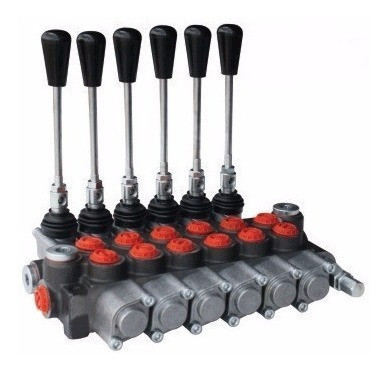 Comando Hidráulico - Válvula Distribuidora 6 Cuerpos 50 Lts 0