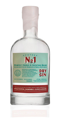 Handcrafted Dry Gin 375ml Apothek 0