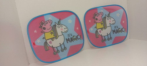 Juego X2 Cortina Lateral Plegable 44 X 38 Peppa Pig 1 1