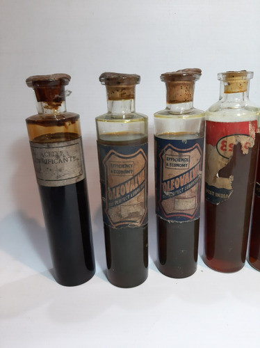 Antiguas Muestras De Aceite Marcas Varias Años 30 Ro 2056 1