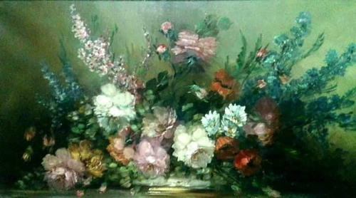 Pintura De Flores De La Gran Pintora Marie Redon 0