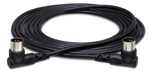 Hosa Mid-303rr Cable Midi Din De 5 Pines En Ángulo Recto A 0