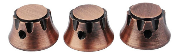 Guyker 3pcs Top Hat Guitarra Potenciómetro Control Perillas 1