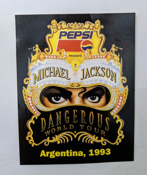 Calco Michael Jackson Recital Dangerous World Tour Pepsi C/u 1