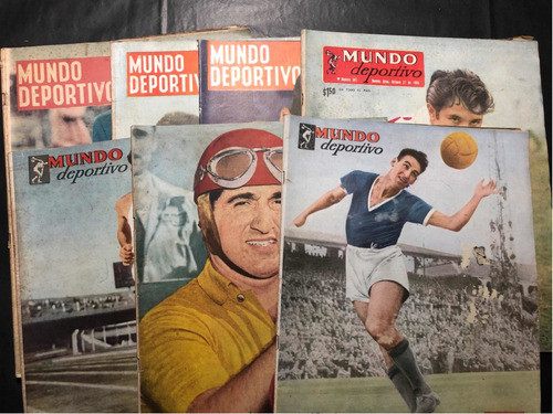 Lote De 7 Revistas Antiguas Mundo Deportivo. 53367. 0