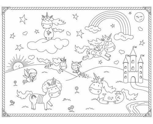 Lonas Unicornios Para Pintar, Lavar Y Volver A Pintar 1