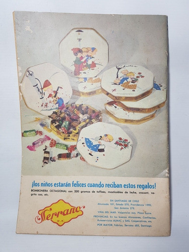 Antigua Revista Disneylandia N° 149 Zig Zag 1968 Mag 58628 1