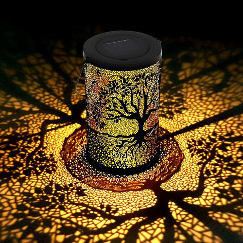 Linterna Solar Zwoos Para Exteriores, Luces Solares Impermea 0