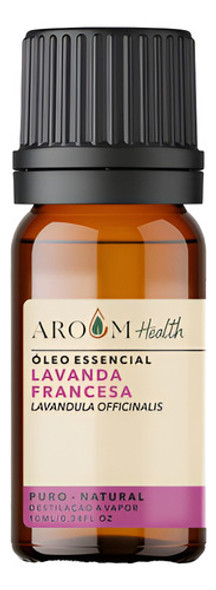 Óleo Essencial Lavanda Francesa - Puro 10 Ml - Aroom 0