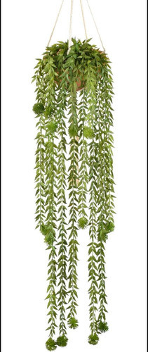 Topsv Plantas Colgantes Falsas, Plantas Artificiales Maceta 0