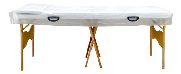 Capa Proteção Para Maca 190x70x12 Estética Transparente 0