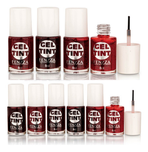 6 Lip Tint Labial Fenzza Coleção De Cores Sortidas 0