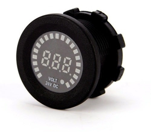 24v Coche Moto Led Panel Pantalla Digital Voltios Voltaje Ca 1