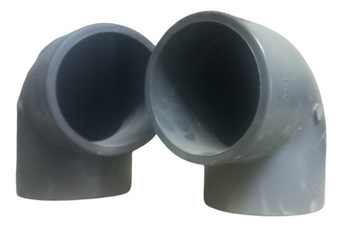 Codo Pvc Gris 140 Jp Inyectado 1
