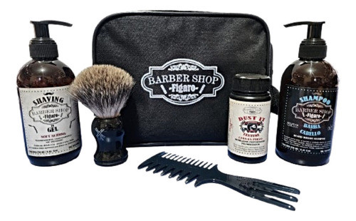Promo Barbero Peluquero Día Del Padre Shampoo Gel Brocha Más 0