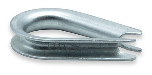 Guardacabos Galvanizado 3/16 Para Soga / Cables Acero 5 Mm 0