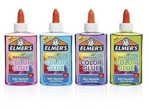 Pegamento De Color Translucido Lavable De Elmers Grande Para 0 Pegamento De Color Translucido Lavable De Elmers Grande Para 0