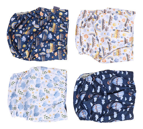 Fraldas Laváveis Para Recém-nascidos, 4 Peças De Tecido Reut 1