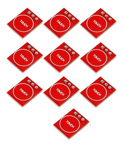 10 Unidades Sensor Boton Táctil  Ttp223 Touch Arduino Sgk 0