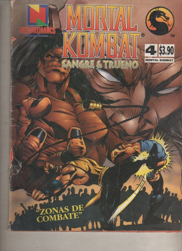 Revista * Mortal Kombat * Nº 4 - Sangre Y Fuego -  Año 1994 0