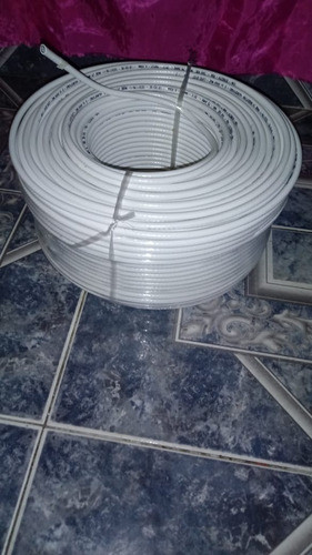 Bobina Cable Coaxil Rg6 Color Negro Rollo 60 Mts. 1