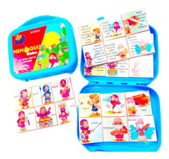Valija Memoquiz Bíblico Juego De Memoria Para Niños 0